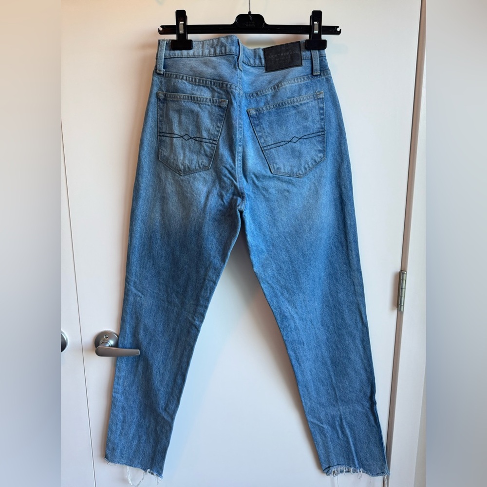 Lucky Brand - DREW Light Blue High Rise Mom Jeans